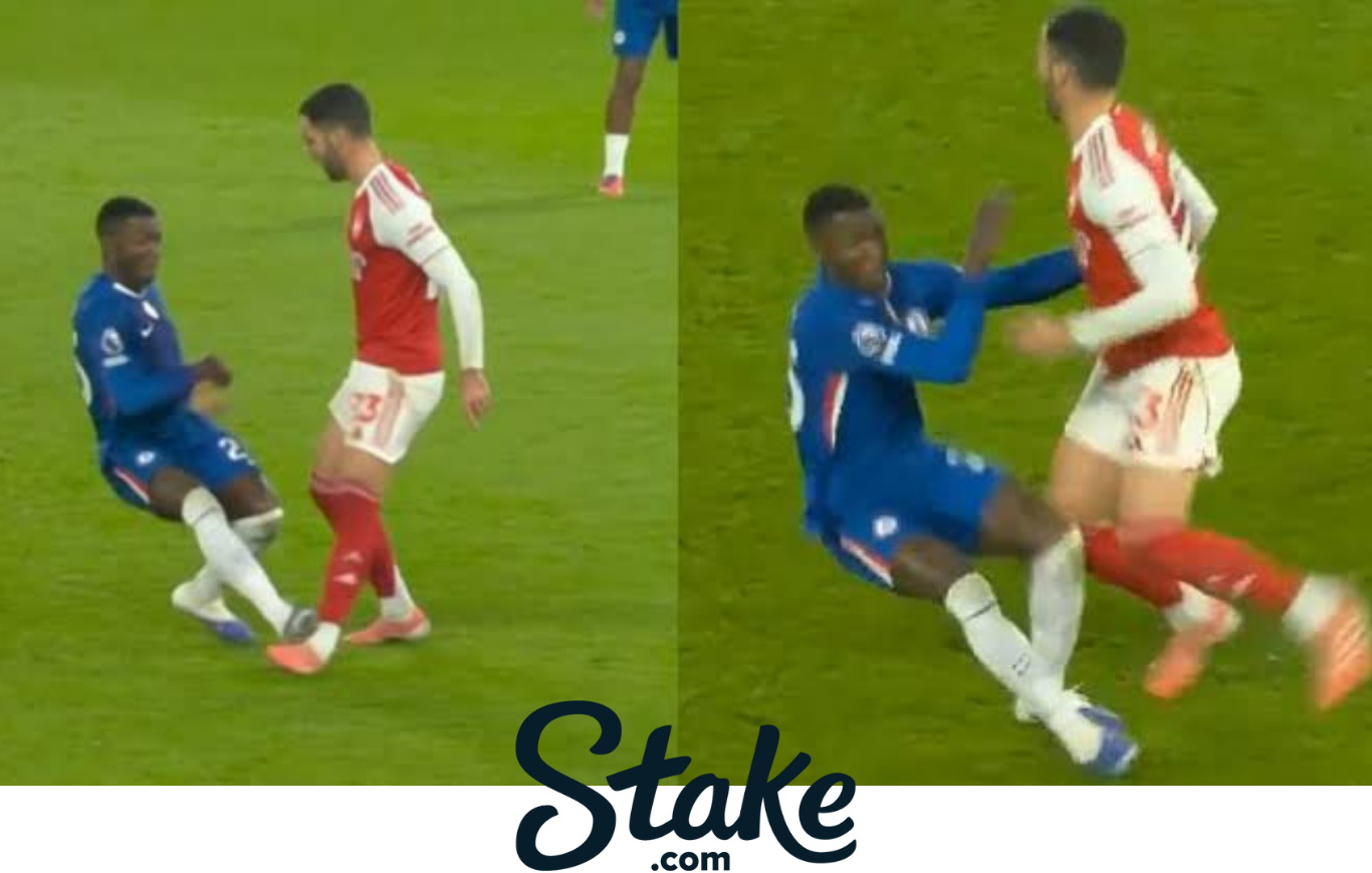 Video: así fue la expulsión de Moisés Caicedo en el duelo del Chelsea ante el Arsenal de Piero Hincapié