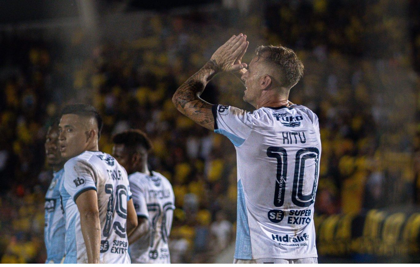 Damián Díaz le declaró su amor a Barcelona, pero igual le terminó anotando con Guayaquil City