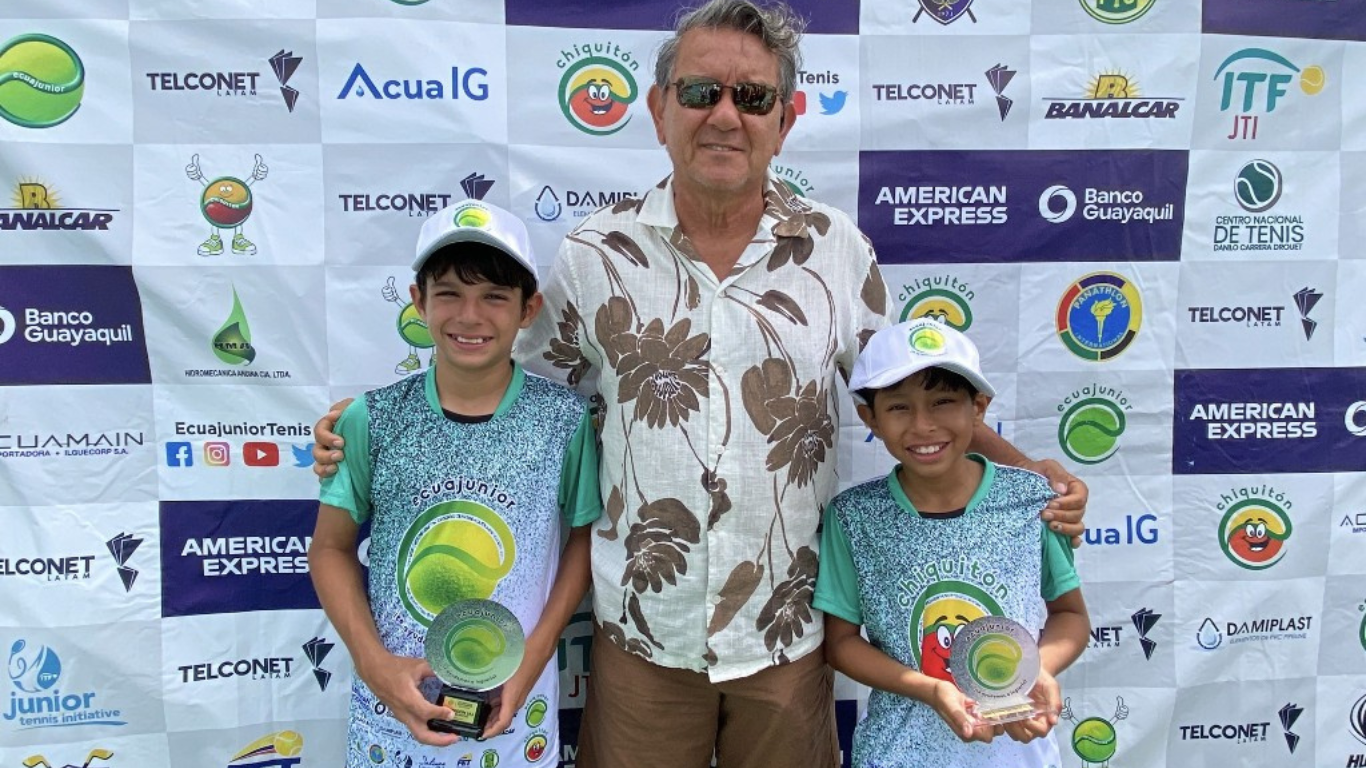 Baquerizo, Sanmartín y Benincaza, campeones del II Circuito Ecuajunior 2026