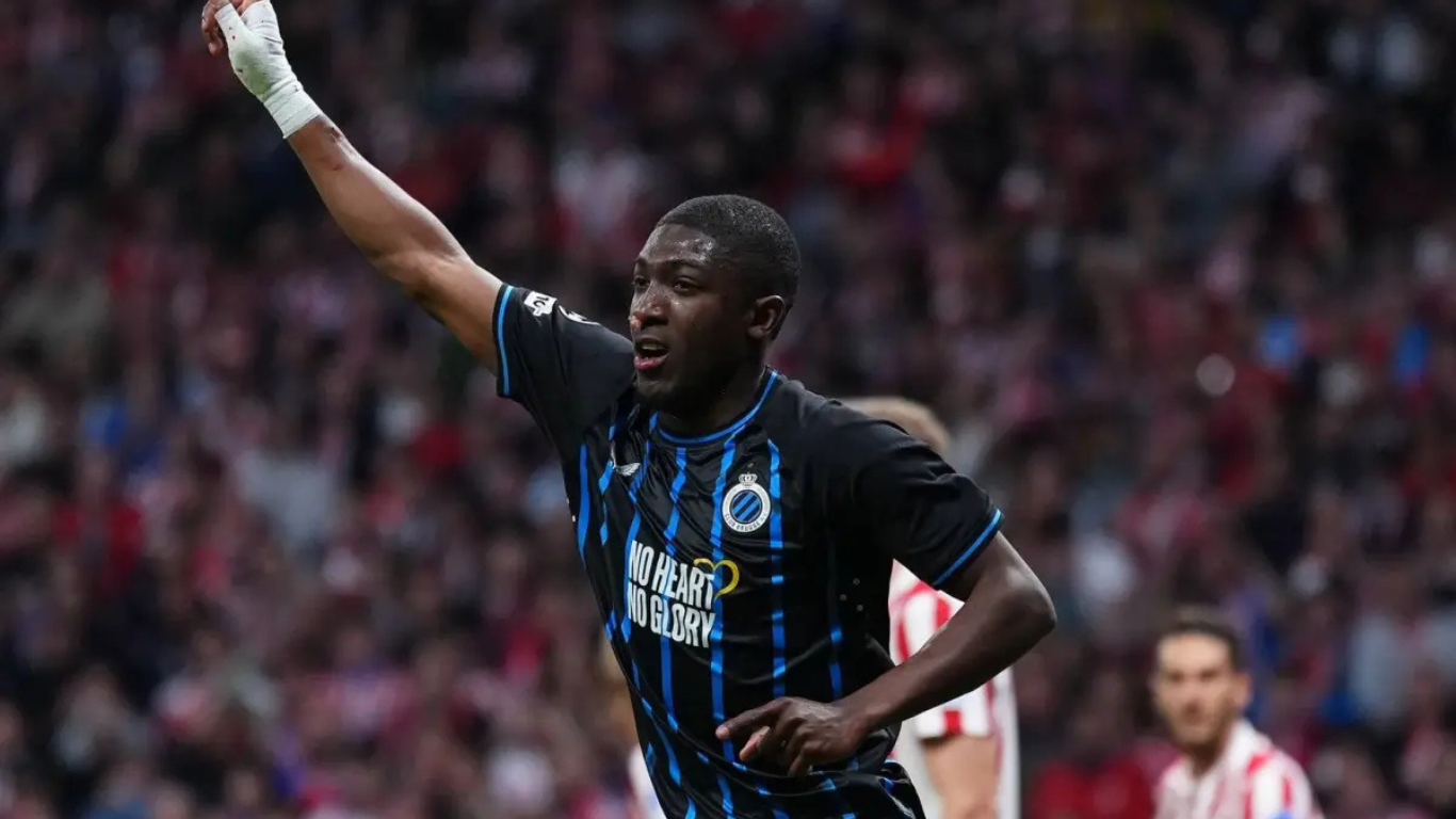 Joel Ordóñez se despidió de la Champions League marcando ante el Atlético de Madrid: Brujas fue eliminado