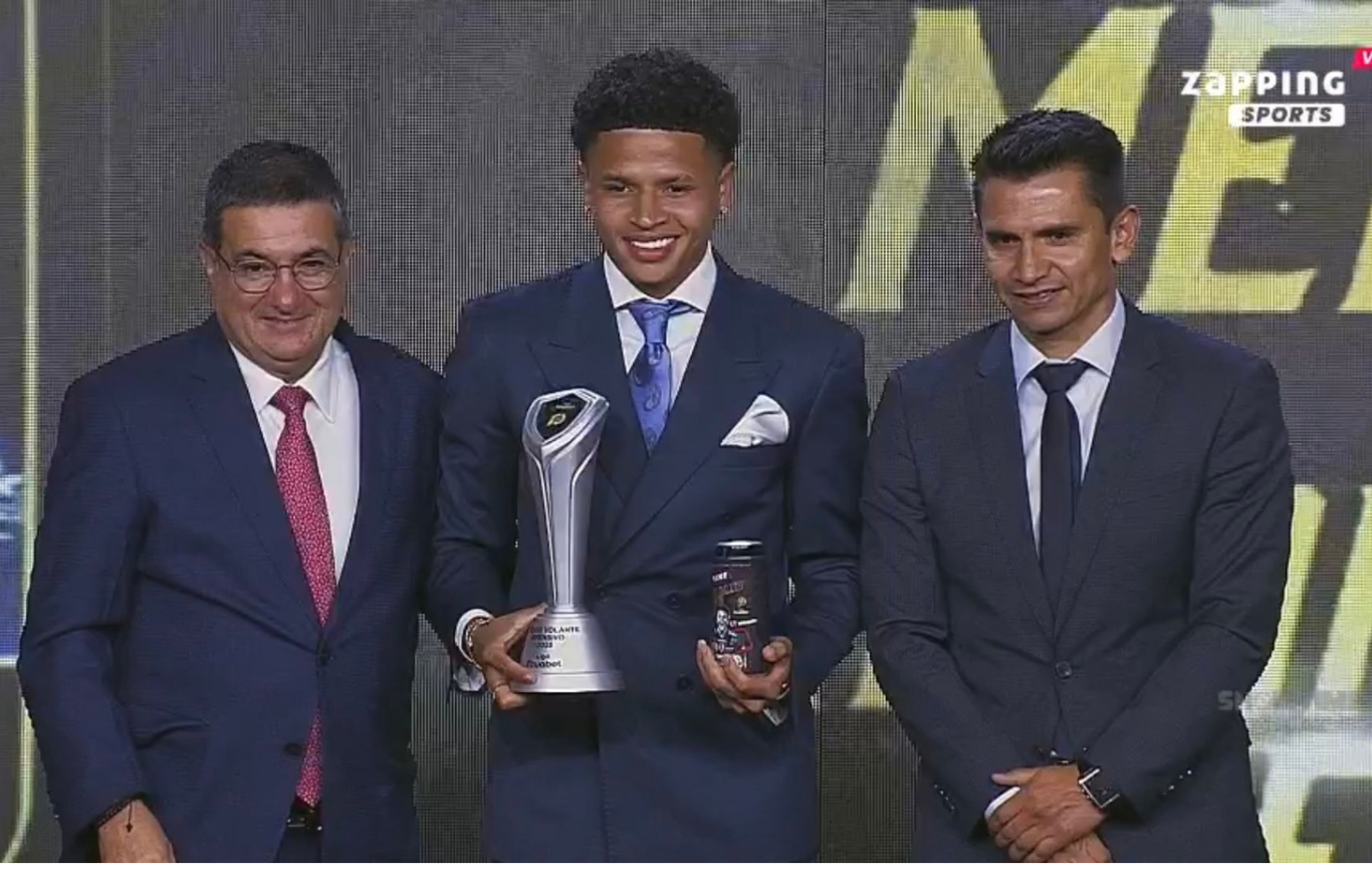 Patrick Mercado de Independiente del Valle fue elegido como el mejor jugador del 2025 de la LigaPro