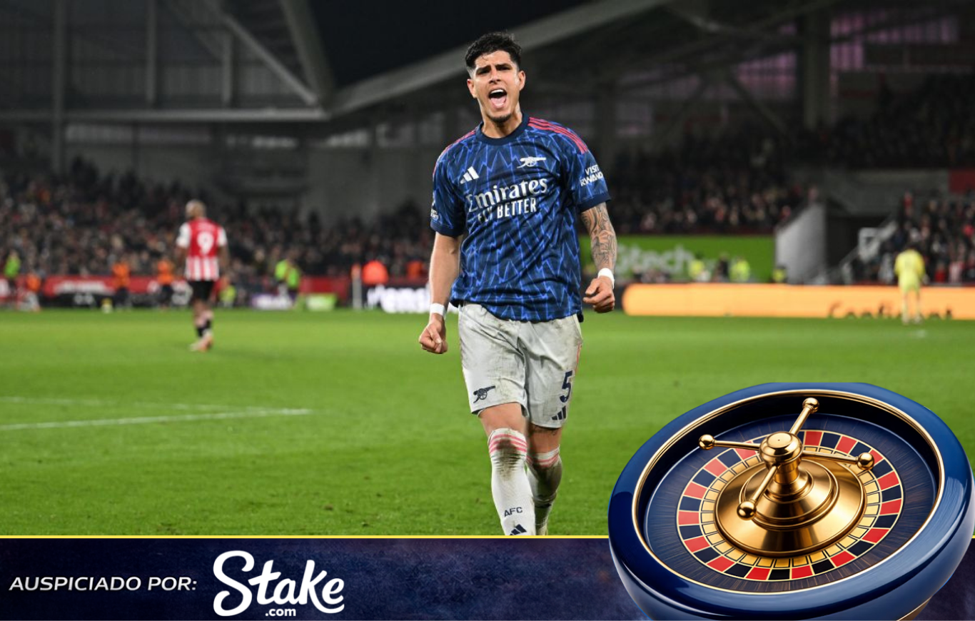 Así fue la asistencia de Piero Hincapié en el empate del Arsenal ante el Brentford