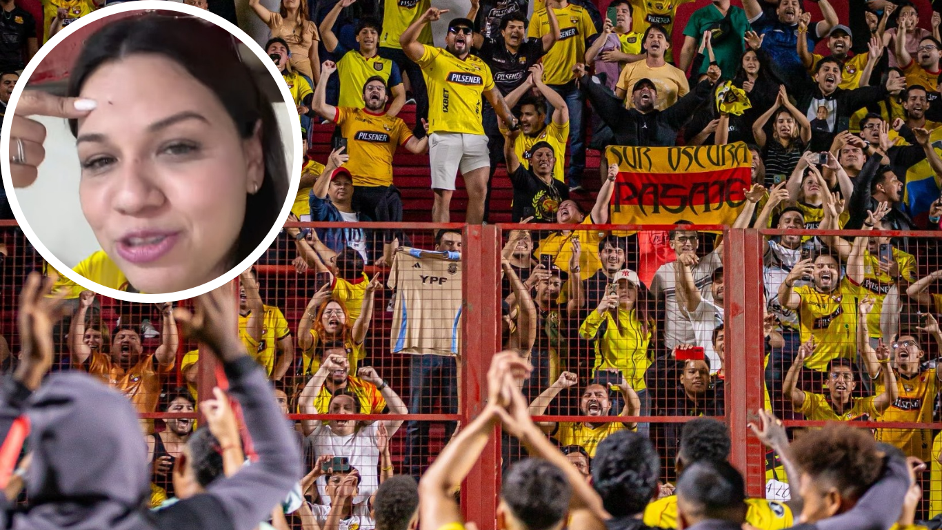 Pelotazo y clasificación: conozca la historia de Saby Pérez la hincha de Barcelona que se llevó el mejor recuerdo de su vida