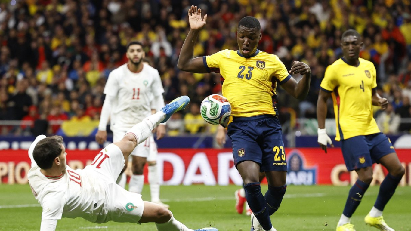 Ecuador iguala ante Marruecos en su primer amistoso del año previo al Mundial