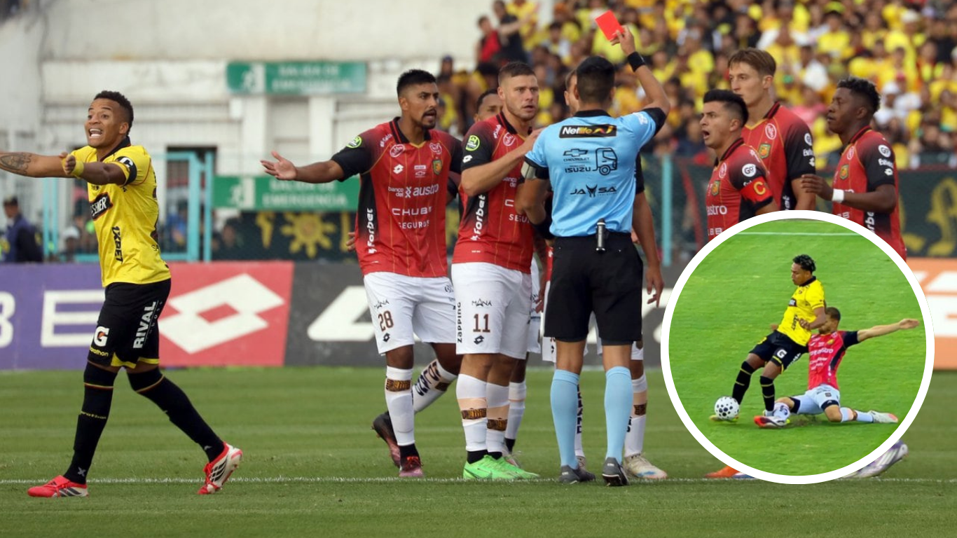 Esta es la sanción que la LigaPro le impuso a Mateo Maccari tras fracturar a Johan García de Barcelona