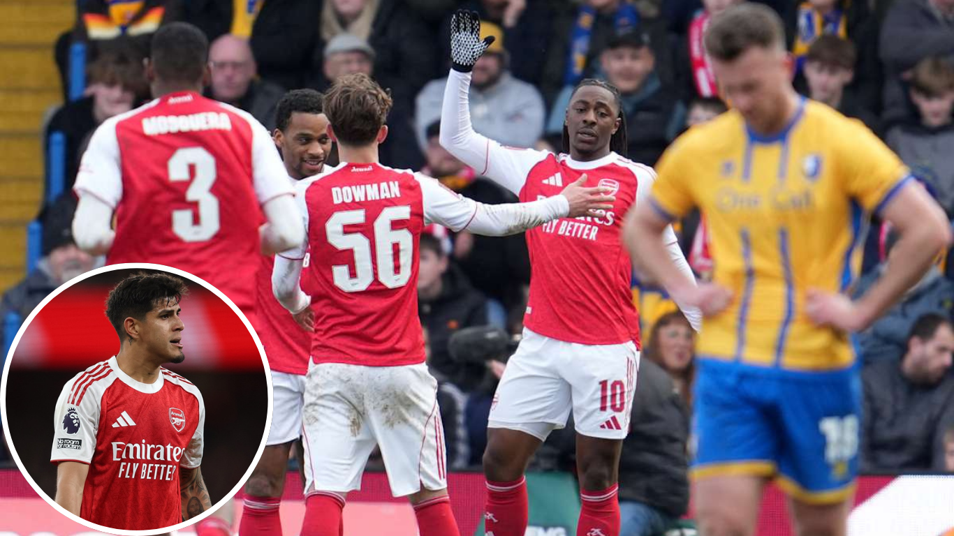 Con gran actuación de Piero Hincapié, Arsenal venció al Mansfield y clasificó a los cuartos de final de la FA Cup