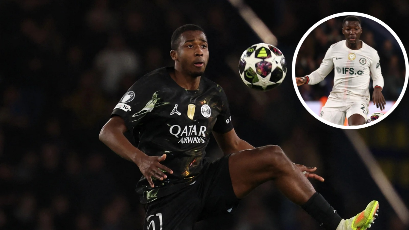 Willian Pacho derrotó con el PSG al Chelsea de Moisés Caicedo en la Champions League