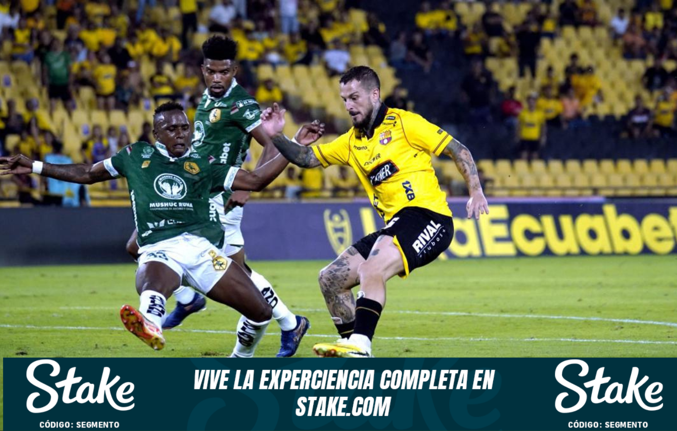 Barcelona consigue triunfo apretado ante Mushuc Runa en el estadio Monumental