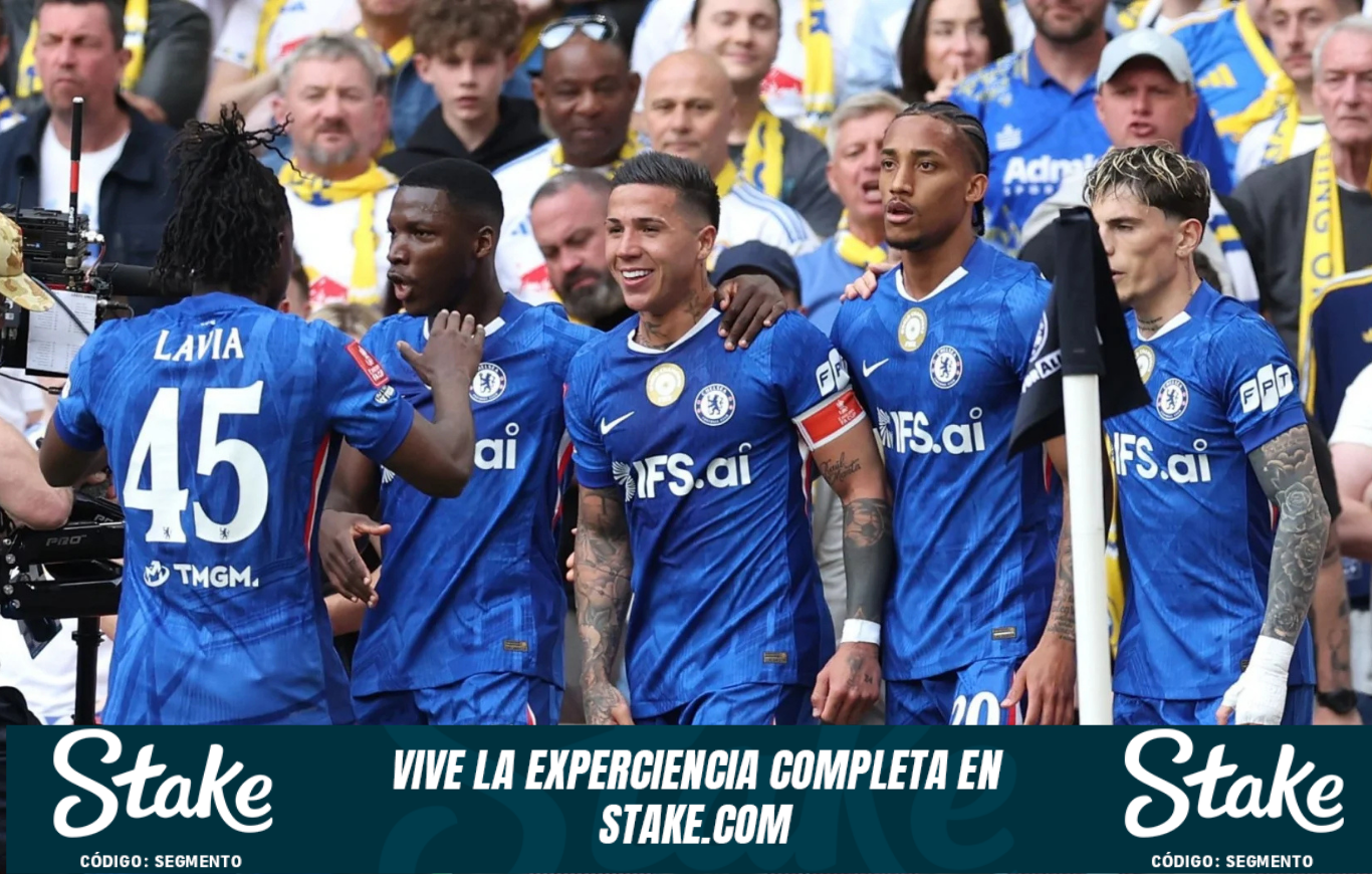 Moisés Caicedo derrota con el Chelsea al Leeds y clasificó a la final de la FA Cup