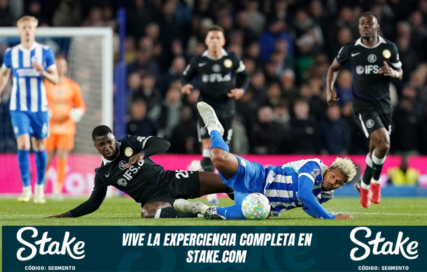 Moisés Caicedo, presente en dura derrota del Chelsea ante el Brighton en la Premier League