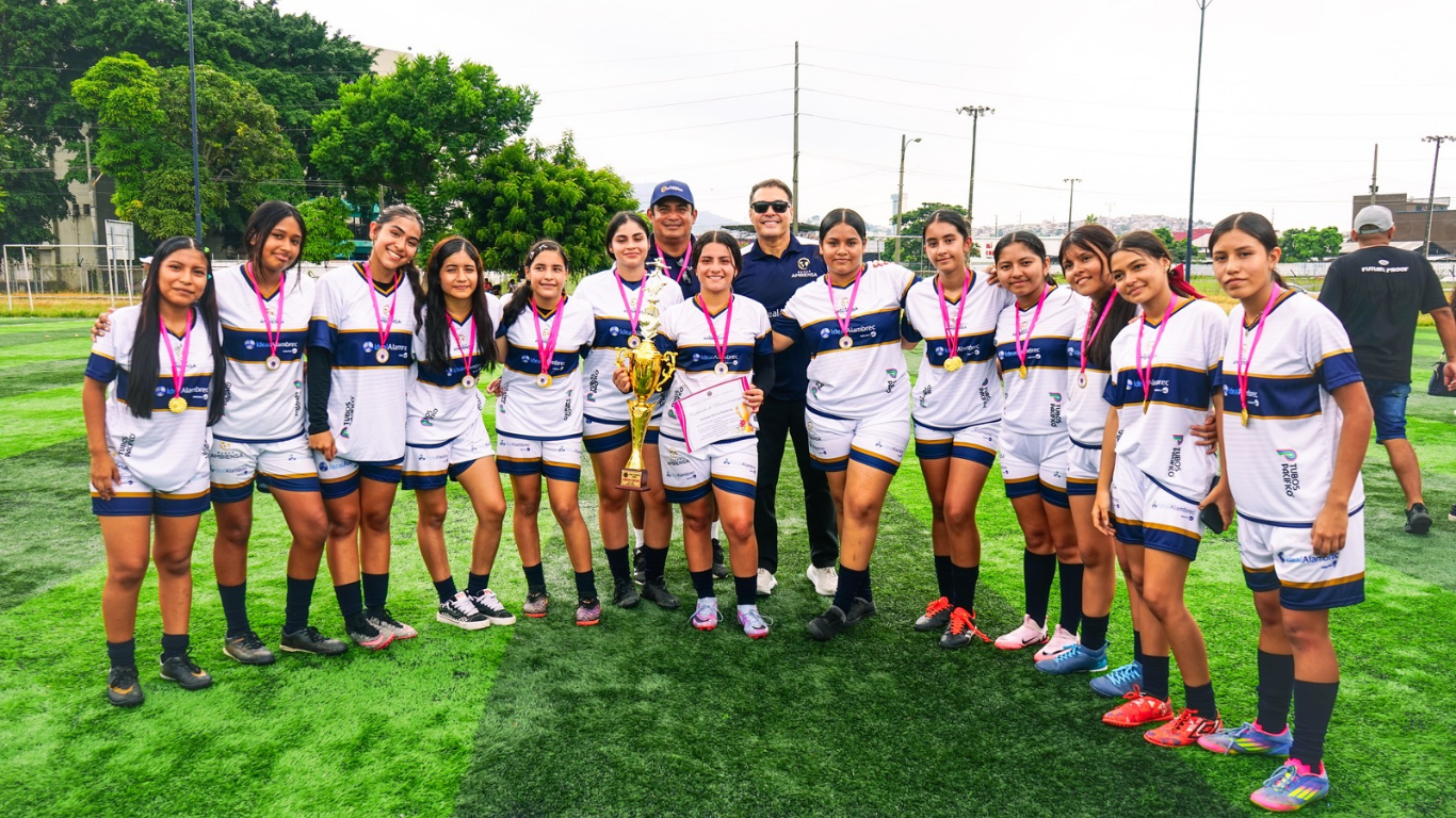 Equipo femenino de la Escuela Deportiva Ambiensa se consagró en el Torneo Champions Juvenil