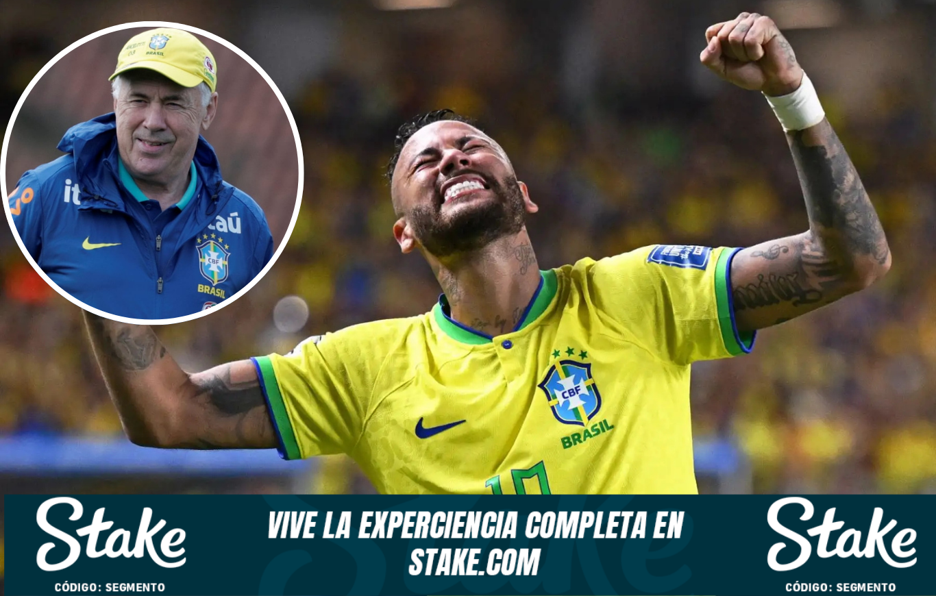 Neymar a su cuarto Mundial: así fue el anuncio de Carlos Ancelotti, DT de Brasil