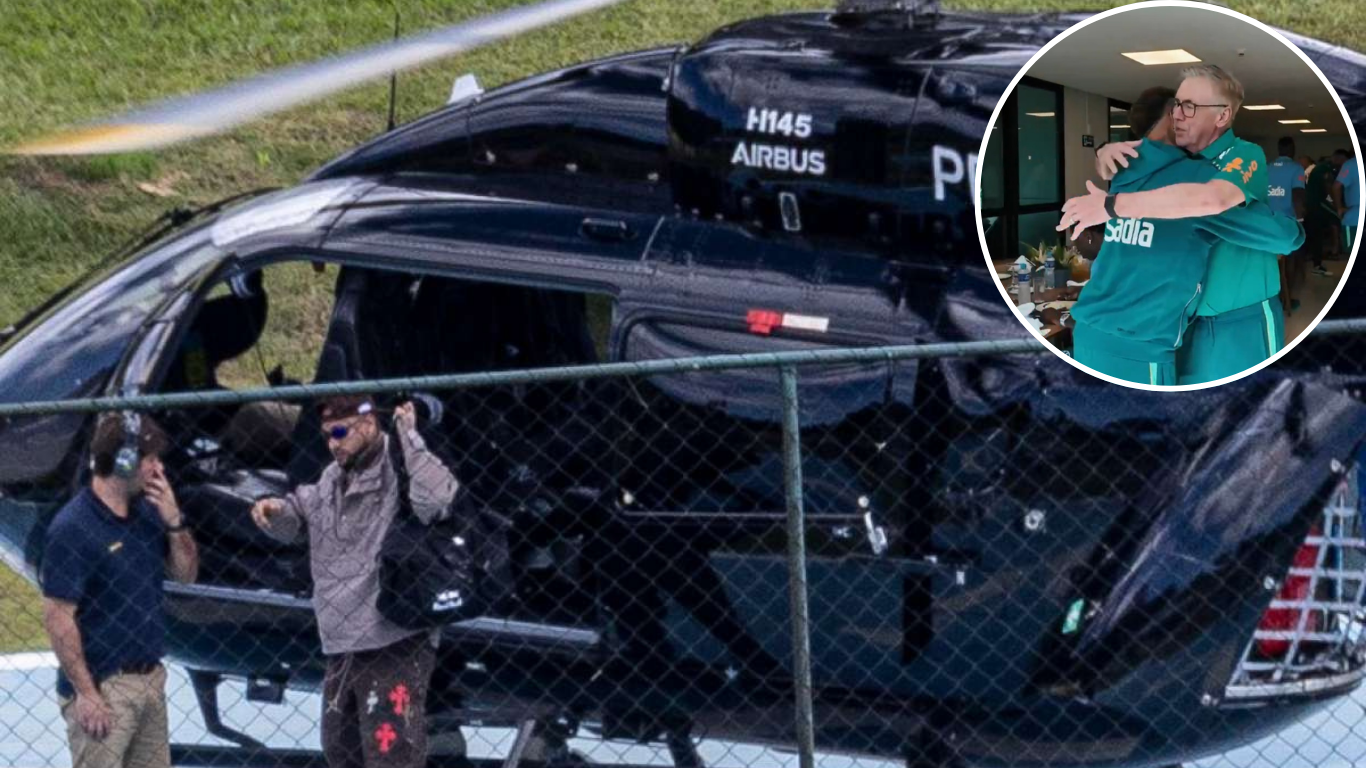 Neymar y una lujosa llegada a la concentración de Brasil: lo hizo en un helicóptero de 10 millones de dólares