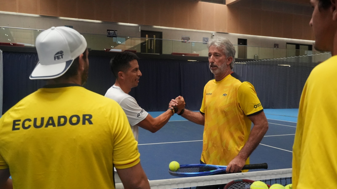 Ecuador ya entrena en Londres a la espera de los Qualifiers de Copa Davis